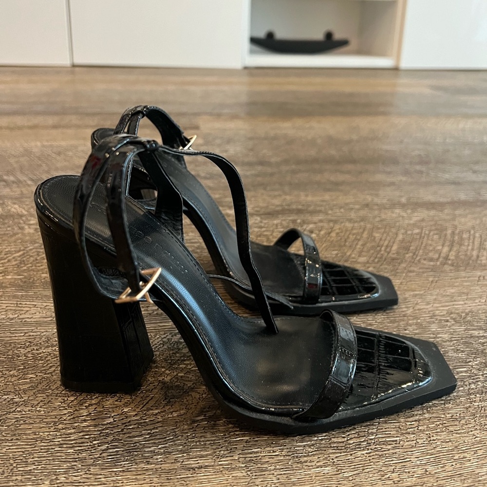 Princess Polly black heels